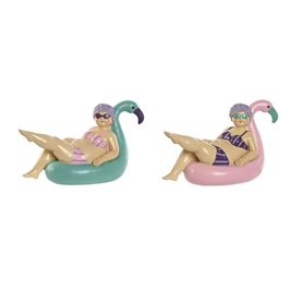Figurine Décorative Home ESPRIT Multicouleur Turquoise Lila méditerranéen 22 x 9