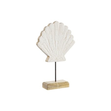 Figurine Décorative Home ESPRIT Blanc Naturel Coquillage méditerranéen 18 x 5 x 28 cm