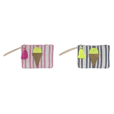 Trousse de toilette Home ESPRIT Bleu Rose 26 x 2 x 19 cm (2 Unités)