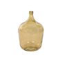 Vase Home ESPRIT Jaune Cristal recyclé 36 x 36 x 56 cm