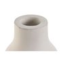 Vase Home ESPRIT Blanc Bois de manguier Moderne Visage 15 x 15 x 30 cm