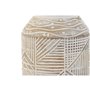 Vase Home ESPRIT Blanc Naturel Bois de manguier Colonial 15 x 15 x 38 cm