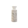 Vase Home ESPRIT Blanc Naturel Bois de manguier Colonial 15 x 15 x 22