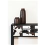 Vase Home ESPRIT Marron Noir Résine Colonial 20 x 20 x 48 cm