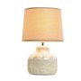 Lampe de bureau Home ESPRIT Marron Beige Grès 50 W 220 V 30 x 30 x 44 cm