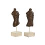 Figurine Décorative Home ESPRIT Blanc Marron Clair Buste 9