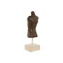 Figurine Décorative Home ESPRIT Blanc Marron Clair Buste 9,5 x 8 x 31 cm (2 Unités)