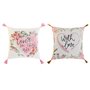 Coussin Home ESPRIT Romantique 45 x 5 x 45 cm (2 Unités)