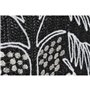 Coussin Home ESPRIT Blanc Noir Palmier 42 x 15 x 42 cm