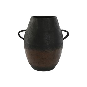 Vase Home ESPRIT Marron Noir Métal Vintage 40 x 31