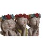 Figurine Décorative Home ESPRIT Multicouleur Femmes 18 x 15 x 26 cm (3 Unités)