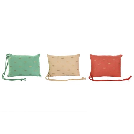 Coussin Home ESPRIT Vert Beige Corail 30 x 10 x 20 cm (3 Unités)