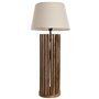 Lampe de bureau Home ESPRIT Marron Bois de manguier 50 W 220 V 23 x 23 x 72 cm