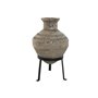 Vase Home ESPRIT Noir Beige Métal Magnésium 28 x 28 x 47 cm