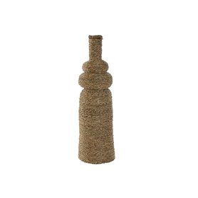 Vase Home ESPRIT Naturel Tropical 18 x 18 x 60 cm