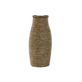 Vase Home ESPRIT Naturel Tropical 16 x 16 x 40 cm