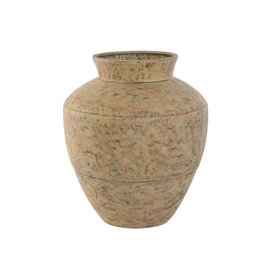 Vase Home ESPRIT Beige Métal 33 x 33 x 37 cm