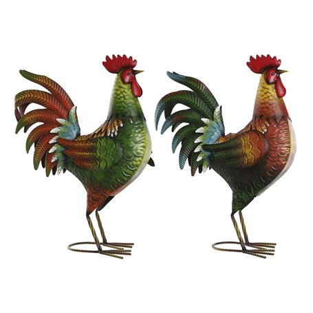 Figurine Décorative Home ESPRIT Multicouleur Coq 34