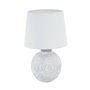 Lampe de bureau Versa Blanc Céramique 18 x 30 x 18 cm