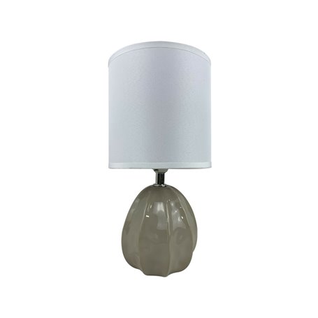 Lampe de bureau Versa Mery 25 W Beige Céramique 14 x 27 x 11 cm