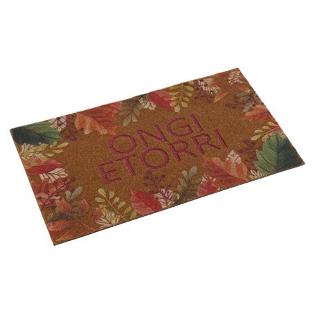 Paillasson Versa Ongi Etorri Floral Thermoplastique Fibres de coco 40 x 2 x 70 cm