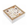Boîte Décorative Versa Pétales Bois MDF 24 x 7 x 24 cm