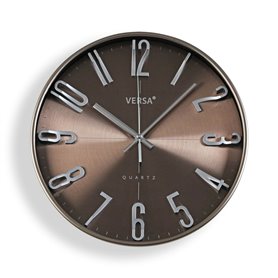 Horloge Murale Versa Argenté Plastique Quartz 4
