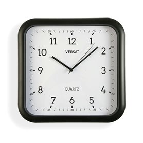 Horloge Murale Versa Noir Plastique Quartz 3