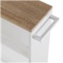 Chariot de Cuisine Versa Blanc Métal Bois MDF 15 x 79 x 50 cm