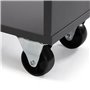 Chariot de Cuisine Versa Gris foncé Métal Bois MDF 15 x 79 x 50 cm