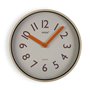 Horloge Murale Versa Crème Plastique Quartz 4 x 30 x 30 cm