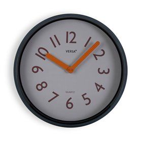 Horloge Murale Versa Bleu Plastique Quartz 4 x 30 x 30 cm