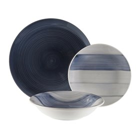 Service de Vaisselle Versa Leanne Bleu foncé Grès 26