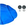 Tapis de Refroidissement pour Animaux de Compagnie Arroseur Bleu