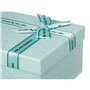 Set de boîtes décoratives Vert Carton Lien 3 Pièces
