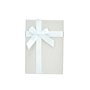 Set de boîtes décoratives Gris clair Carton Lien 3 Pièces