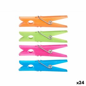 Pinces à linge Multicouleur Plastique 24 Pièces Lot (24 Unités)