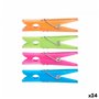 Pinces à linge Multicouleur Plastique 24 Pièces Lot (24 Unités)