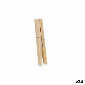 Pinces à linge Bois 24 Pièces Lot (24 Unités)