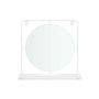 Miroir mural Blanc Métal Bois MDF 33,7 x 30 x 10 cm (4 Unités)