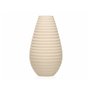 Vase Beige Céramique 19 x 33 x 19 cm (4 Unités) Rayures