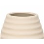 Vase Beige Céramique 19 x 33 x 19 cm (4 Unités) Rayures