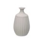 Vase Gris Céramique 19 x 31 x 19 cm (4 Unités) Rayures