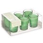 Ensemble de Bougies Parfumées 16 x 6,5 x 11 cm (12 Unités) Verre Jasmin