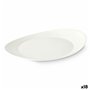 Assiette plate Blanc verre 30