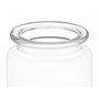 Bocal Transparent verre 250 ml 8 x 13 x 8 cm (24 Unités) Avec couvercle