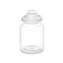 Bocal Transparent verre 900 ml (12 Unités) Avec couvercle