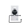 Porte-rouleaux pour Papier Toilette Noir Acier ABS 12 x 14 x 3,5 cm (12 Unités)