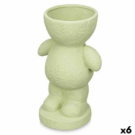 Figurine Décorative Vert 16 x 25 x 12 cm Vase (6 Unités)