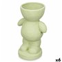 Figurine Décorative Vert 16 x 25 x 12 cm Vase (6 Unités)